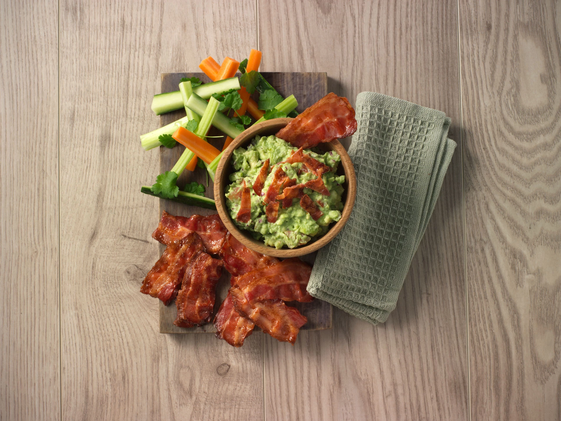 BACONCHIPS MED GUACAMOLE